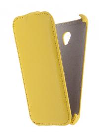 Аксессуар Чехол ASUS Zenfone Go ZC500TG Activ Flip Case Leather Yellow 52646