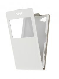 Аксессуар Флип-чехол SkinBox for Sony Xperia Z5 Compact Slim AW White T-F-SXZ5C-001