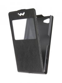 Аксессуар Флип-чехол SkinBox for Sony Xperia Z5 Compact Slim AW Black T-F-SXZ5C-001
