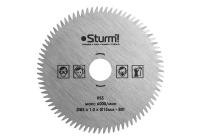 Диск Sturm! CS5060MS-85-15-1.0-80T пильный, по дереву и пластику, 85x15mm, 80 зубьев