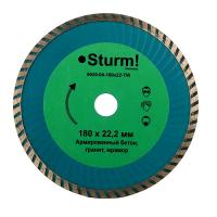 Диск Sturm! Turbo Wave 9020-04-180x22-TW алмазный, по бетону, граниту, мрамору 180x22.2mm