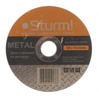 Диск Sturm! 9020-07-125x16 отрезной, по металлу 125x1.6x22.2mm