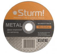 Диск Sturm! 9020-07-150x16 отрезной, по металлу 150x1.6x22.2mm
