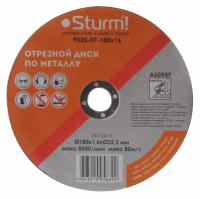 Диск Sturm! 9020-07-180x16 отрезной, по металлу 180x1.6x22.2mm
