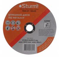 Диск Sturm! 9020-07-180x20 отрезной, по металлу 180x2.0x22.2mm