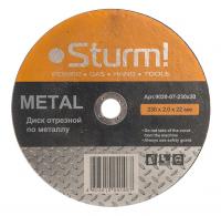 Диск Sturm! 9020-07-230x20 отрезной, по металлу 230x2.0x22.2mm