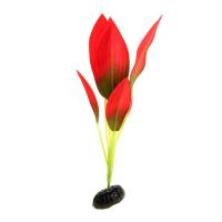 Аксессуар Шелковое растение МЕДОСА Эхинодорус Амазонка 50 см Red-Green YM-03