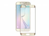 Аксессуар Закаленное стекло Samsung Galaxy S6 EDGE DF sColor-01 Gold