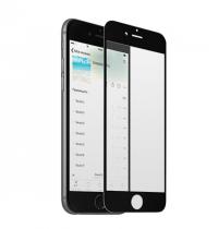Аксессуар Закаленное стекло с дублирующими кнопками для iPhone 6 / 6S DF iButtonColor-01 Black