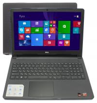 Ноутбук Dell Inspiron 5555 5555-0394 AMD A8-7410 2.2 GHz/4096Mb/500Gb/DVD-RW/AMD Radeon R5 M335 2048Mb/Wi-Fi/Bluetooth/Cam/15.6/1366x768/Windows 10 64-bit 348444