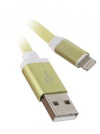 Аксессуар Krutoff USB - Lightning для iPhone 5/6 1m Green 14267