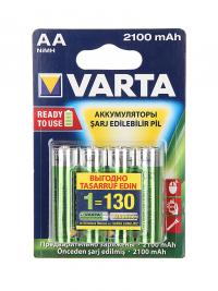 Аккумулятор AA - Varta LongLife R6 2100 mAh (4 штуки)