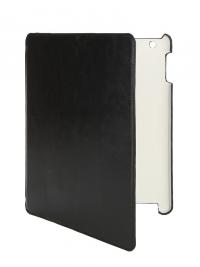 Аксессуар Чехол LuxCase Premium для iPad 2/3/4 Гладкая кожа Black 10365