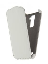 Аксессуар Чехол LG K10 K420 Activ Flip Case Leather White 57475