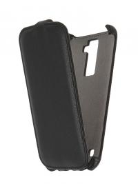 Аксессуар Чехол LG K10 K410 Activ Flip Case Leather Black 57349