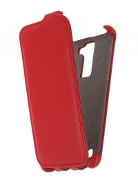 Аксессуар Чехол LG K7 X210 Activ Flip Case Leather Red 57478
