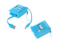 Аксессуар Melkin TCU SL-01 USB - Lightning/30-pin/MicroUSB Sky Blue 58460