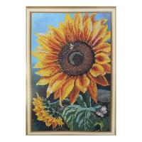 Набор для творчества Hobby&Pro Цветок солнца для вышивания бисером БН-3122