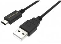 Аксессуар Vention USB Type C M - USB 2.0 AM 1m Black Edition VAS-A46-B100