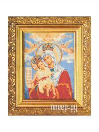 Набор для творчества Кроше Богородица Милующая для вышивания бисером В168