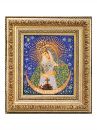 Набор для творчества Кроше Острабрамская Богородица для вышивания бисером В161