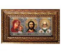 Набор для творчества Вышивальная мозаика Мини-Иконостас Триптих 173ПИ