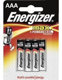 Батарейка AAA - Energizer Max LR03/E92 FSB4 (4 штуки)