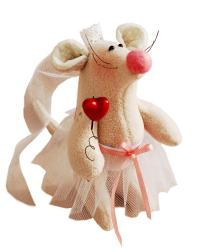 Набор для творчества Ваниль Love Story Невеста шитье текстильной куклы LV001