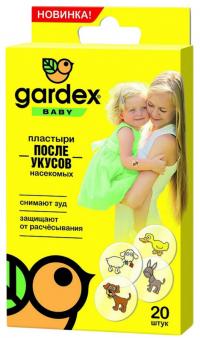 Средство защиты от комаров Gardex Baby Пластыри после укусов