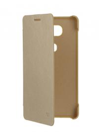 Аксессуар Чехол Huawei Honor 5x Apres Flip PU Leather Case Cover Gold