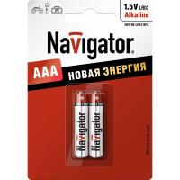 Батарейка AAA - Navigator Alkaline 94 750 LR03-2BL (2 штуки)