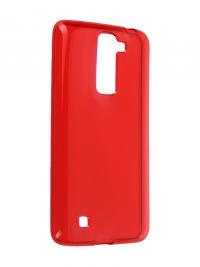 Аксессуар Чехол-накладка LG K7 iBox Crystal Red