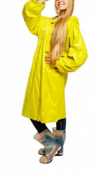 Влагозащитная одежда Русский дождевик Артик 52-62 Yellow плащ ВВЗ