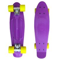 Скейт EcoBalance Cruiser Board Violet Yellow
