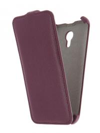 Аксессуар Чехол Meizu M2 Note Activ Flip Case Leather Violet 55360