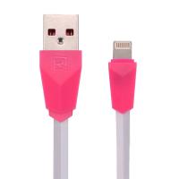 Аксессуар Remax USB - Lightning Aliens RC-030i для iPhone 6/6 Plus 1m White-Pink 14398