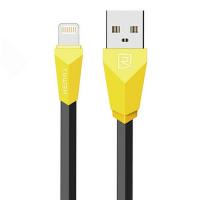Аксессуар Remax USB - Lightning Aliens RC-030i для iPhone 6/6 Plus 1m Black-Yellow 14397