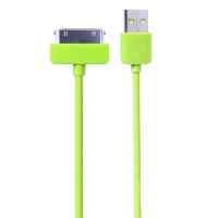 Аксессуар Remax USB - Lightning Light Speed Series для iPhone 4/4S 1m Green 14404