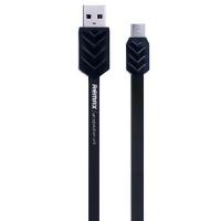 Аксессуар Remax USB - MicroUSB Fishbone 1m Black 14384
