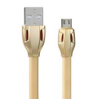 Аксессуар Remax USB - MicroUSB Laser RC-035m 1m Gold 14358