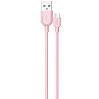 Аксессуар Remax USB - MicroUSB Souffle RC-031m 1m Pink 14369