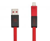 Аксессуар Remax Lightning + microUSB Shadow Magnet RC-026T для iPhone 6/6 Plus 1m Red 14311