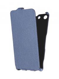 Аксессуар Чехол Sony Xperia M5 Cojess Ultra Slim Экокожа Флотер Blue