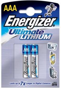 Батарейка AAA - Energizer Ultimate Lithium L92 FR03 (2 штуки)