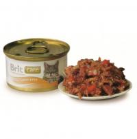Корм Brit Tuna Carrot&Pea 80g для кошек 100062/3049