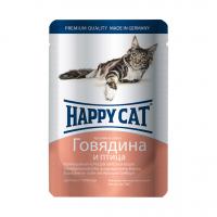 Корм Happy Cat Говядина/Птица 100g 1002315