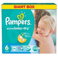Подгузники Pampers Active Baby-Dry Extra Large 15+кг 66шт 4015400737155