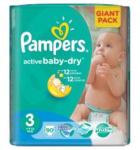 Подгузники Pampers Active Baby-Dry Midi 5-9кг 90шт 4015400736226