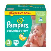 Подгузники Pampers Active Baby-Dry Midi 5-9кг 126шт 4015400737230
