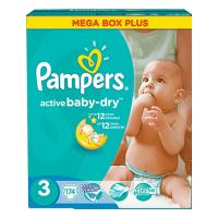 Подгузники Pampers Active Baby-Dry Midi 5-9кг 174шт 4015400737551